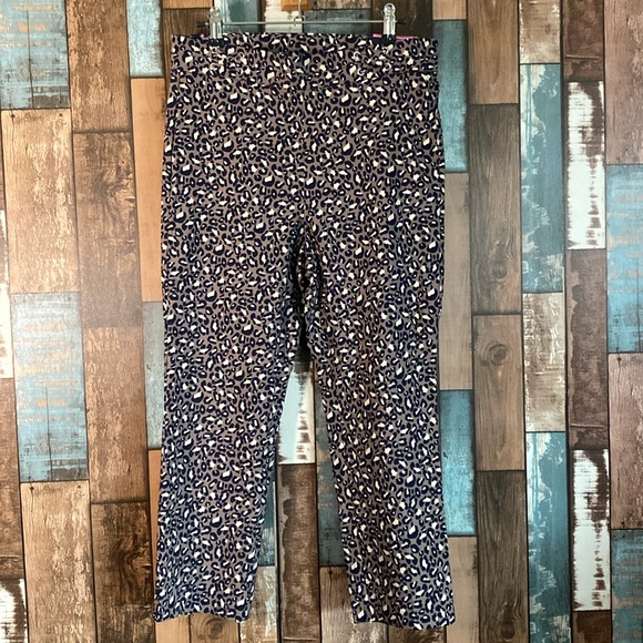 Rafaella navy Comfort stretch Capri pants - Picture 1 of 16